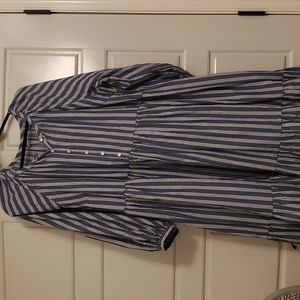 Striped pheasant dress